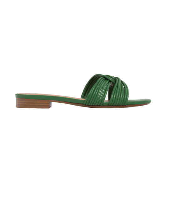 <p>Knot detail slides, $25.90, <a href="http://www.zara.com/us/en/woman/shoes/flat-sandals/knot-detail-slides-c358010p3309032.html" rel="nofollow noopener" target="_blank" data-ylk="slk:Zara;elm:context_link;itc:0;sec:content-canvas" class="link ">Zara</a></p>