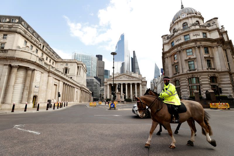 FILE PHOTO: The spread of the coronavirus disease (COVID-19) in London