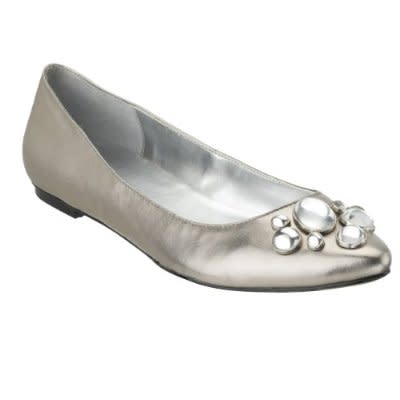 Sigerson Morrison for Target Rocksie jeweled flats, $29.99