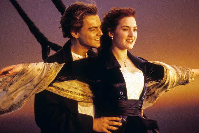 Merie W. Wallace/20thCentFox/Courtesy Everett Leonardo DiCaprio and Kate Winslet in 'Titanic'