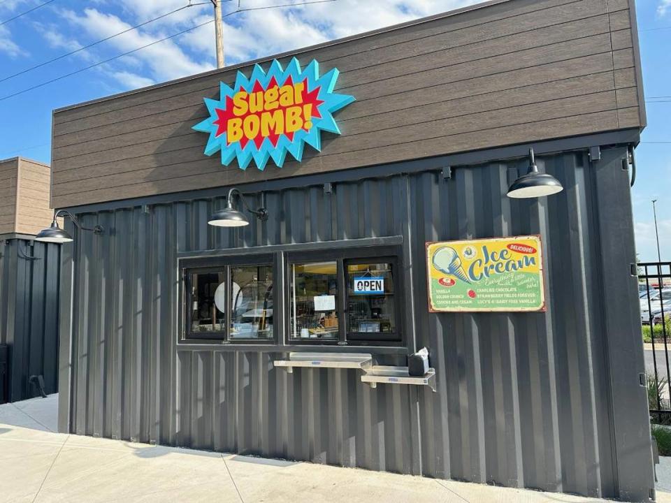 Sugar Bomb is now open in the Serv pickleball entertainment complex at 9051 Metcalf.