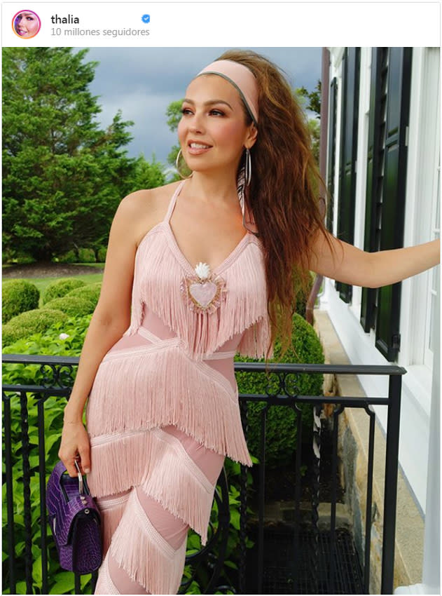 Thalía y el look que ha dividido las redes sociales