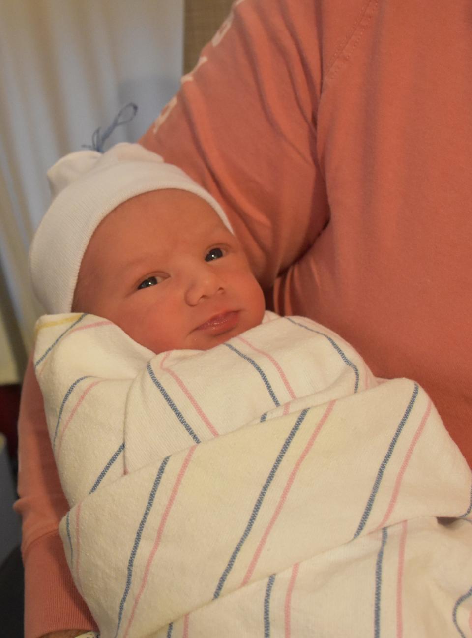 Brantley Burrows is the first baby of the New Year born at Wayne Memorial Hospital’s New Beginnings Birthing Suites. He arrived on Monday, January 2nd at 3:37 p.m to parents Anastasia Dunlap and Damian Burrows of Starrucca, Pennsylvania.