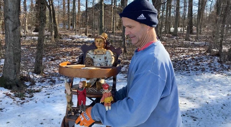 "Every time he gets something demonic, I get sick," said Robbie Ronky, tasked with transporting an alleged haunted doll from an estate in Buckingham, Bucks County to a "holding room" at the Vampire Art Museum and Paranormal Activity.