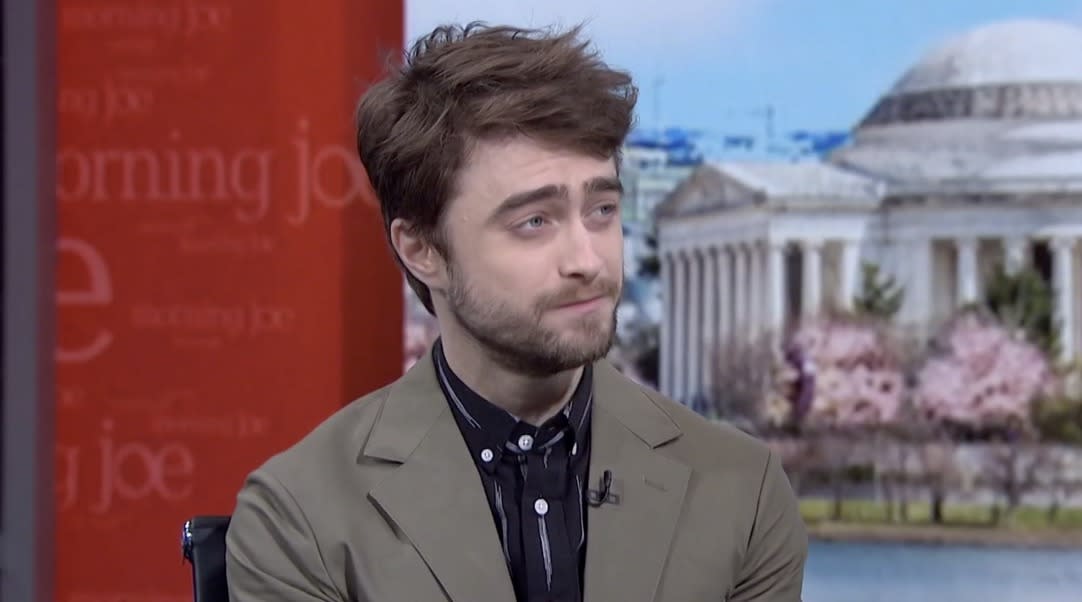 “Harry Potter” actor Daniel Radcliffe is crazy about American football, but things aren’t going so well for one of his fantasy teams. (MSNBC)