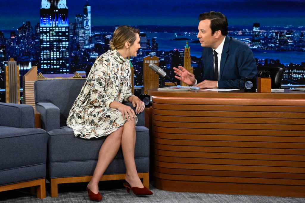 Olsen and Fallon on ‘The Tonight Show Starring Jimmy Fallon.’ - Credit: NBC