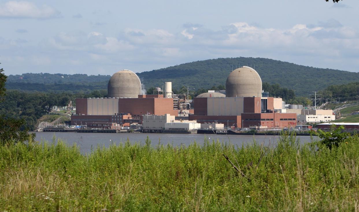 Attorneys general in New York, Connecticut, Massachusetts and Vermont say a federal review ignored individual nuclear plants, such as Indian Point in Buchanan.Peter Carr/The Journal NewsThe Indian Point nuclear power plant in Buchanan, as seen from across the Hudson River in Tomkins Cove Aug. 27, 2013. . 