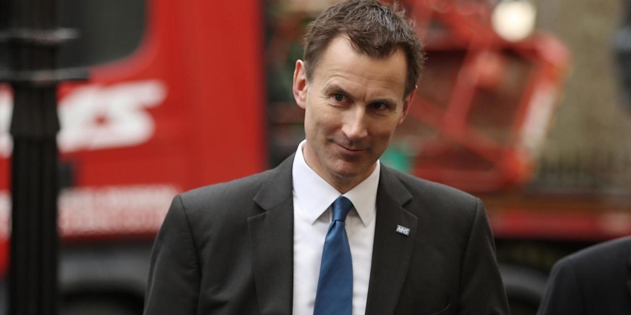 Jeremy Hunt admitted the blunder was 'completely extraordinary': Getty