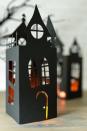 <p>Whip up a few of these paper cut-outs and line 'em up along your entryway table for whole haunted neighborhood. Flameless tea lights inside each paper mansion give off a spooky glow. </p><p><a class="link " href="https://www.amazon.com/Flameless-Candles-Battery-Powered-Decorations-Tealight/dp/B01DZ8EFVS?tag=syn-yahoo-20&ascsubtag=%5Bartid%7C10055.g.1566%5Bsrc%7Cyahoo-us" rel="nofollow noopener" target="_blank" data-ylk="slk:SHOP FLAMELESS CANDLES;elm:context_link;itc:0;sec:content-canvas">SHOP FLAMELESS CANDLES</a> </p><p><em><a href="https://heyletsmakestuff.com/haunted-house-lantern/" rel="nofollow noopener" target="_blank" data-ylk="slk:Get the tutorial at Hey Let's Make Stuff »;elm:context_link;itc:0;sec:content-canvas" class="link ">Get the tutorial at Hey Let's Make Stuff »</a></em></p>