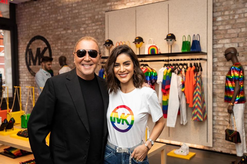 Michael Kors and Camila Coelho