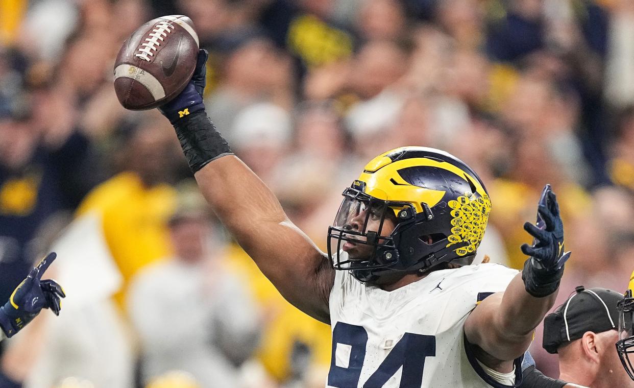 Some mock drafts have Michigan defensive lineman Kris Jenkins landing with the Browns at No. 54.