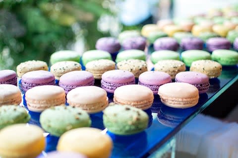 Yauatcha's macarons have bright, bold flavours that are a lovely break from traditional fare