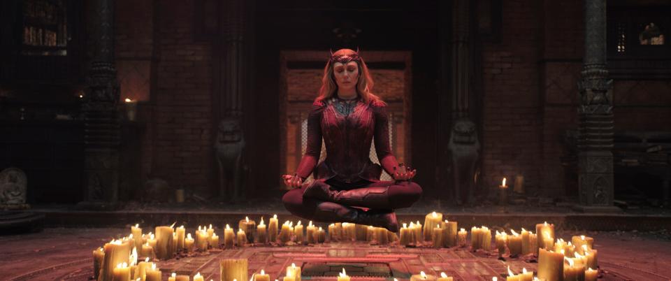 Elizabeth Olsen as Wanda Maximoff in Marvel Studios'  "Doctor Strange and the Multiverse of Madness."