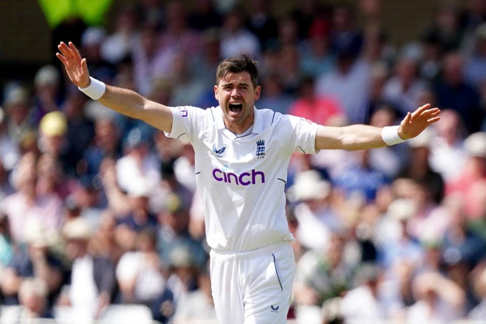 James Anderson is impressed by England’s progress (Mike Egerton/PA) (PA Wire)