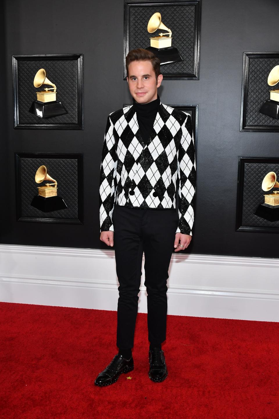 Ben Platt at the Grammys.&nbsp;