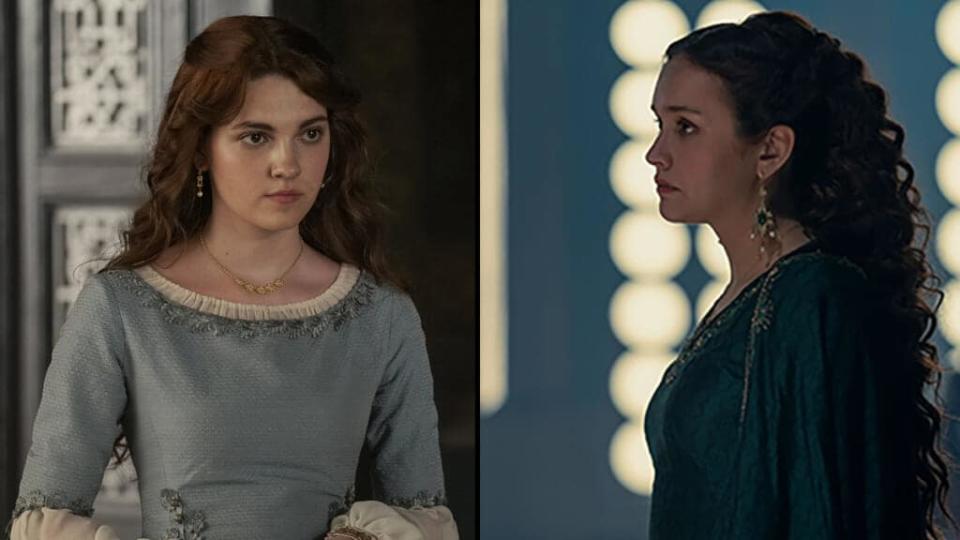 Emily Carey, Olivia Cooke in "House of the Dragon" (HBO)