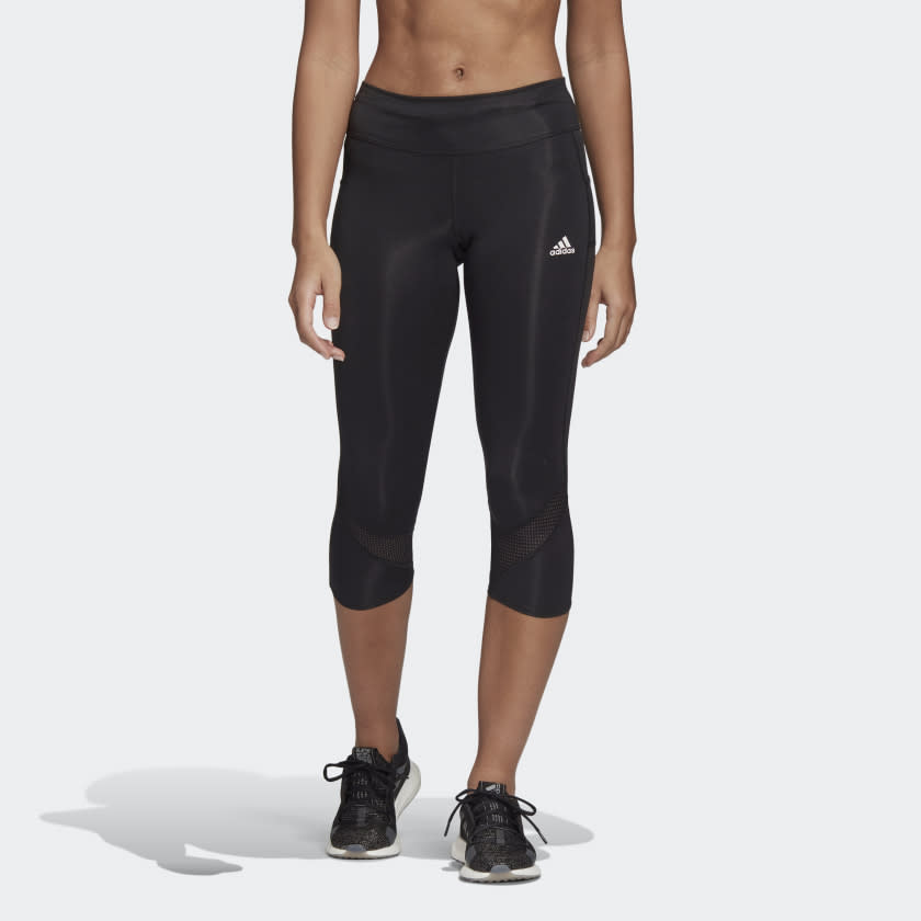 Own The Run 3/4 Tights. Image via Adidas.