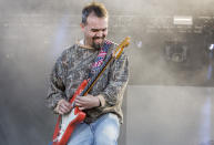 <p>NEW ORLEANS, LA – OCTOBER 29: Thanasi Paul of Mannequin Pussy performs during Voodoo Music + Arts Experience at City Park on October 29, 2017 in New Orleans, Louisiana. (Photo by Barry Brecheisen/WireImage) </p>