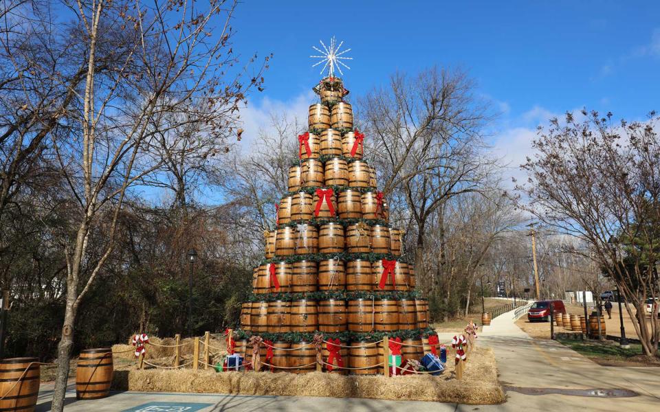 The Jack Daniels’ Barrel Tree in Lynchburg, Tennessee