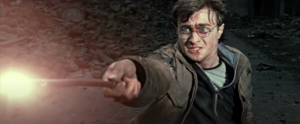 Daniel Radcliffe as Harry Potter in "Harry Potter and the Deathly Hallows: Part 2."