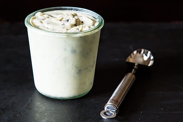 <strong>Get the <a href="http://food52.com/recipes/18100-mint-basil-chip-ice-cream" target="_blank">Mint-Basil Chip Ice Cream recipe</a> from wssmom via Food52</strong>