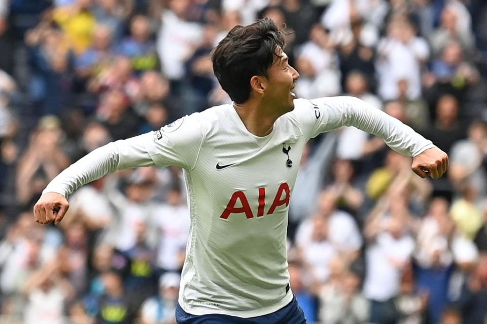 Heung-min Son is one of several regular first team players unavailable for Thursday night. (AFP via Getty Images)