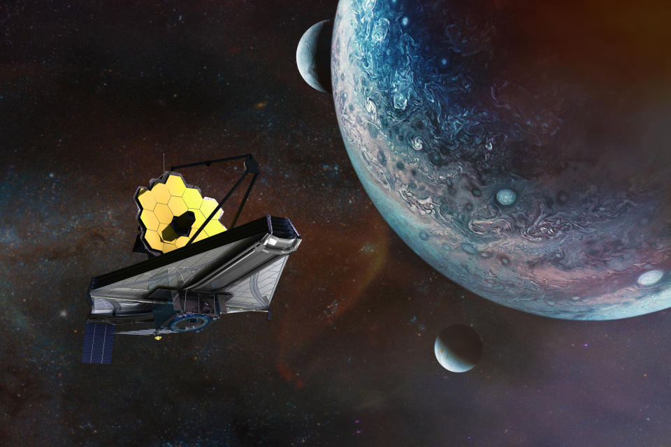 The James Webb telescope explores deep space 