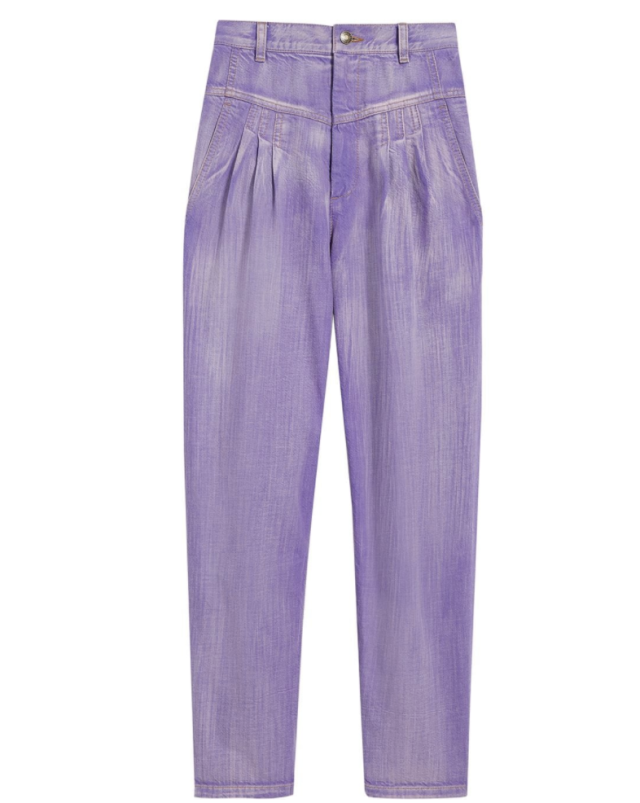 Marc Jacobs pleated high-rise tapered jeans. PHOTO: FarFetch