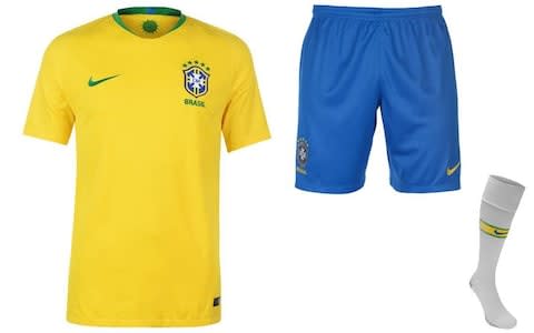 Brazil 2018 World Cup home kit - Credit: Nike