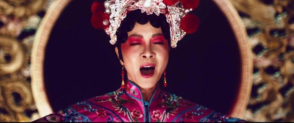 Michelle Yeoh as an opera singer in Everything Everywhere All At Once