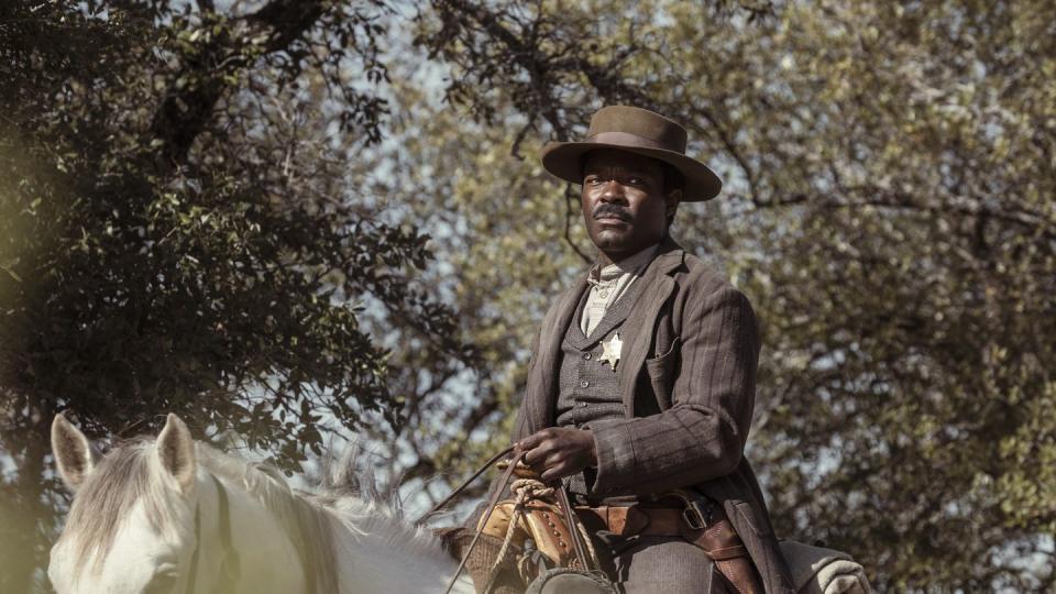 david oyelowo as bass reeves in lawmen bass reeves, episode 3, season 1, streaming on paramount, 2023 photo credit emerson millerparamount