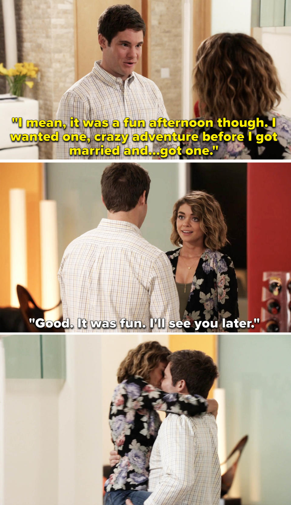 Screenshots from "Modern Family"