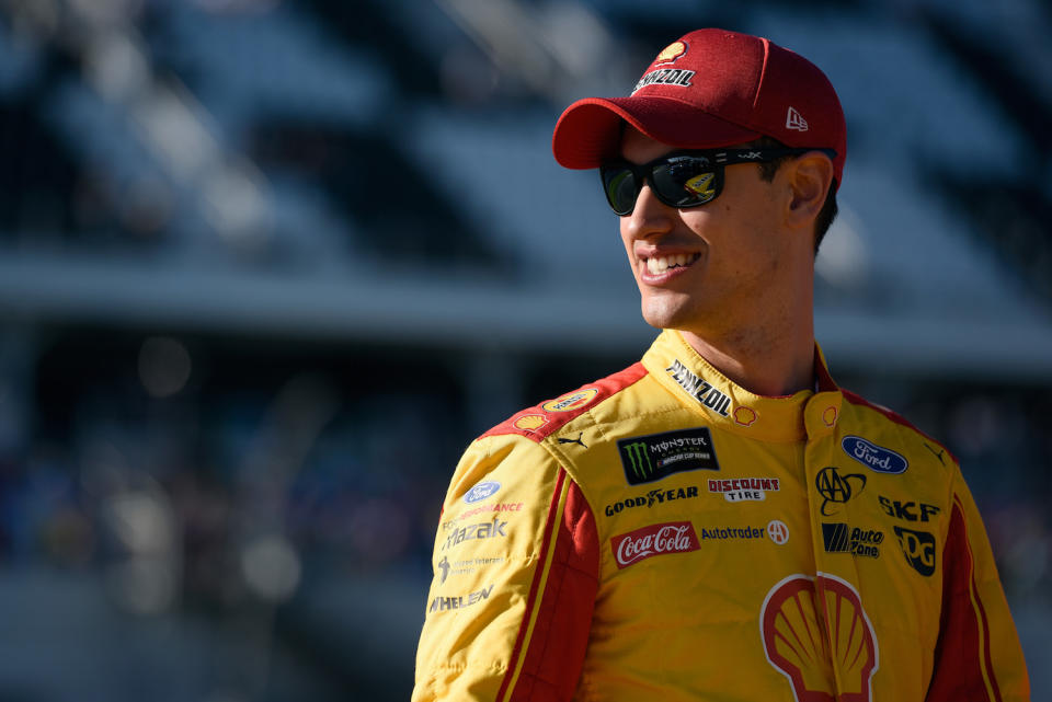 Joey Logano joined Team Penske in 2013. (Getty)