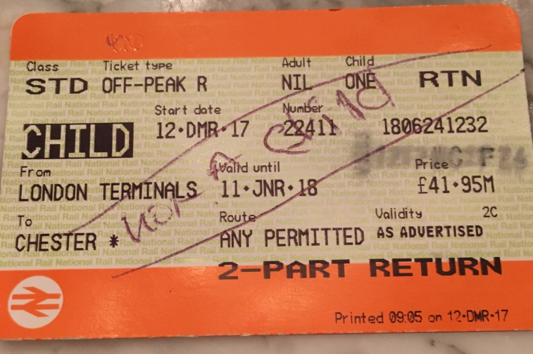 Staff wrote 'NOT A CHILD' on a 15-year-old's ticket: Twitter/JamesTCobbler