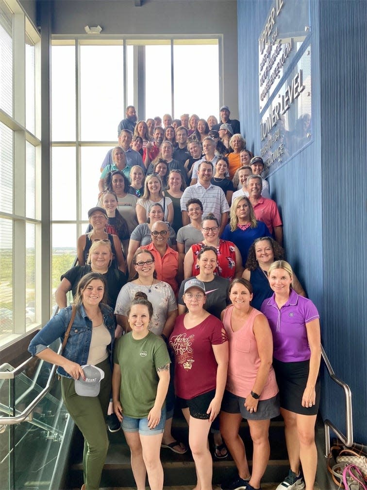 The Matrix Companies employees enjoy and outing to Top Golf.