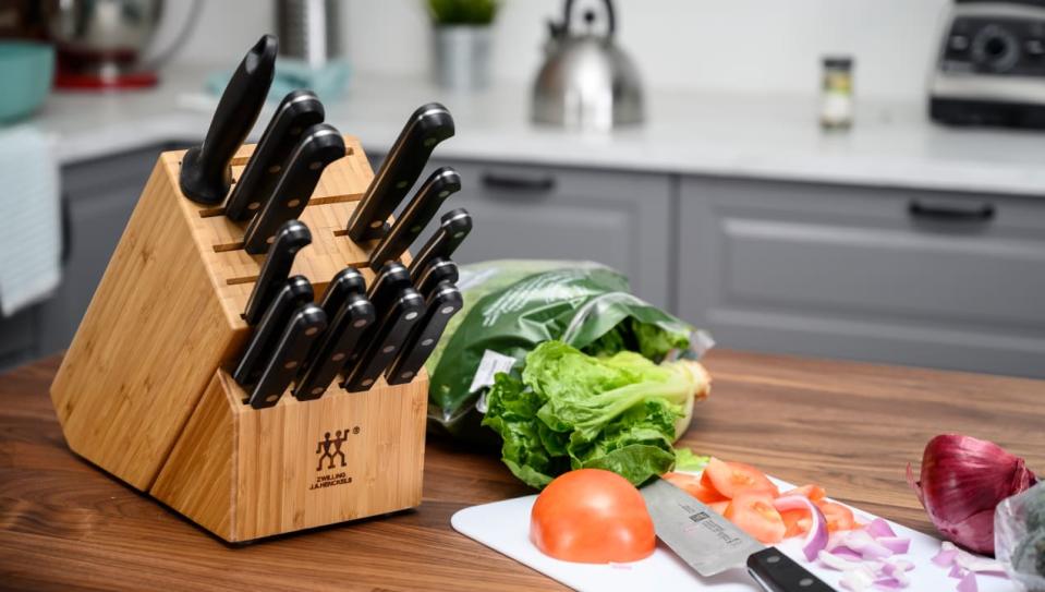 Get a new set of knives, a new cookie sheet, or an air fryer you've been eyeing.