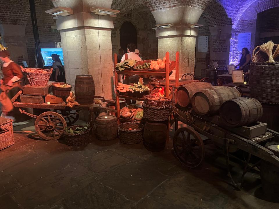 The decor at the "Outlander: The Experience" event.