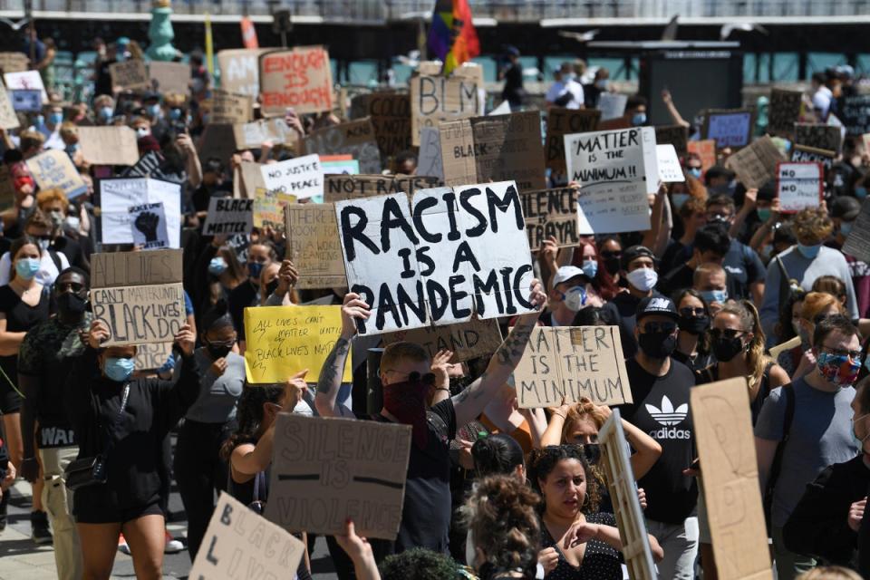 The charity last updated the document in 2021, after global anti-racism demonstrations following the murder of George Floyd (Getty Images)