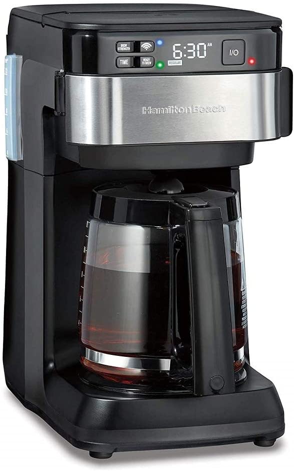 Hamilton Beach Smart 12 Cup Coffee Maker. Image via Amazon.