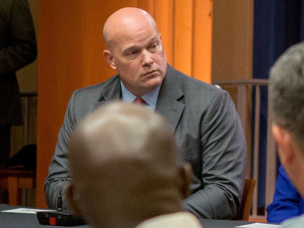 Mr Whitaker has been appointed as the acting attorney general of the United States: REUTERS