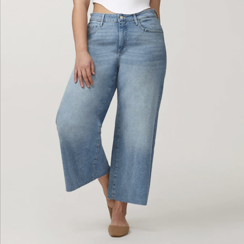 Warp + Weft NCE Wide-Leg Jeans (Straight and Plus Sizes)