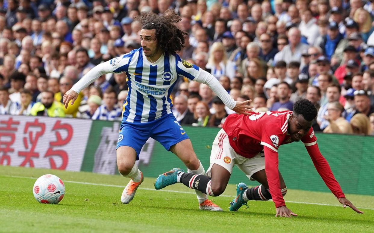 Manchester City considering £30m move for Brighton left-back Marc Cucurella - PA