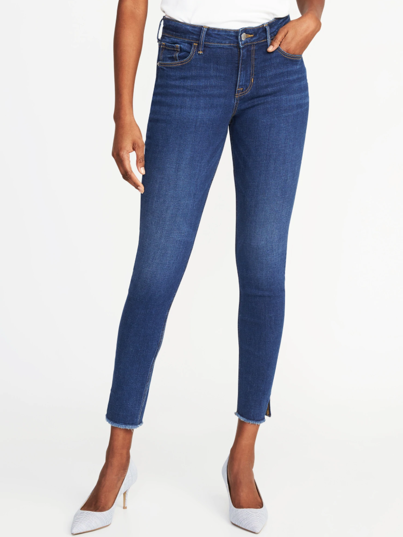 Mid-Rise Rockstar Ankle Jeans for Women