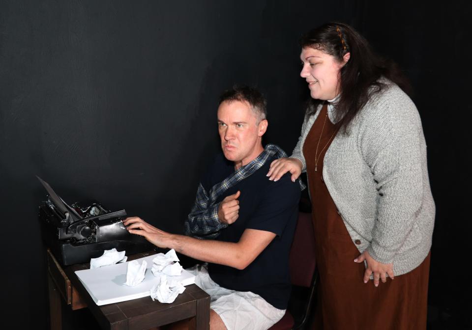 Ryan Adair and Lauren Miller star in Lab Theater's "Misery"