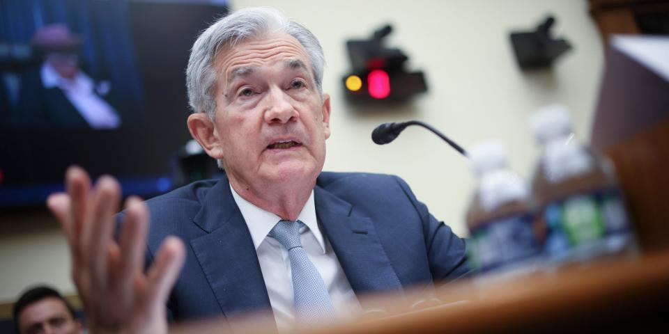 Fed Chair Jerome Powell testifies to the House Financial Services Committee.