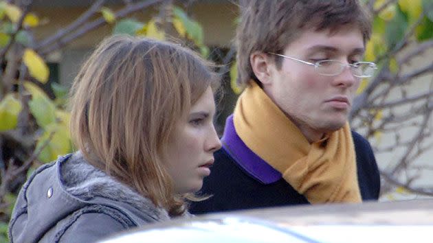 Amanda Knox and her co-accused Raffaele Sollecito in 2007 (AP)