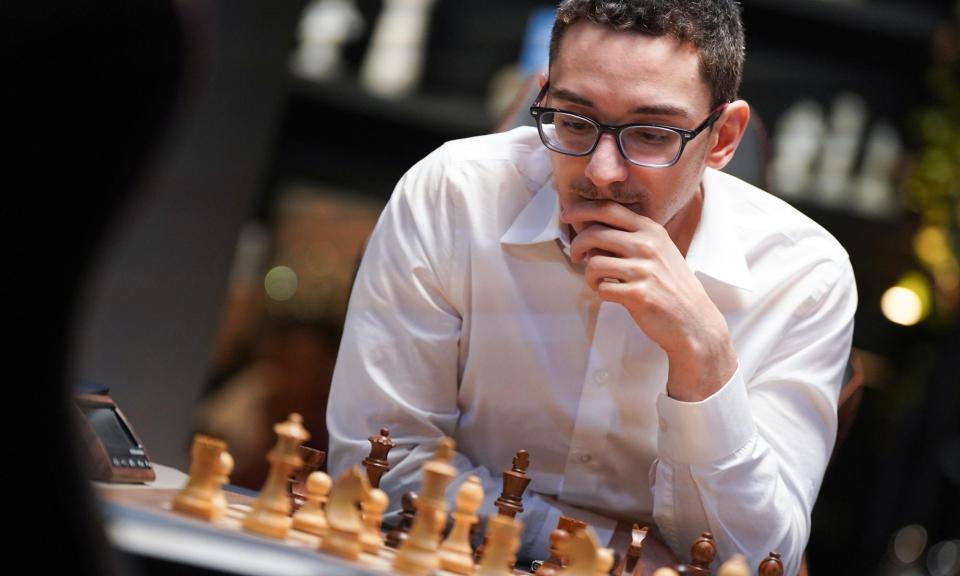 <span>Fabiano Caruana, pictured at the Freestyle Challenge in February, has shown consistent form and is the general favourite for the Candidates title.</span><span>Photograph: Dpa Picture Alliance/Alamy</span>