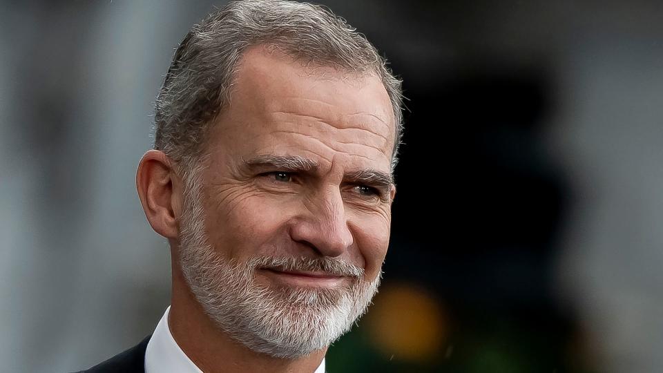 King Felipe VI in a suit