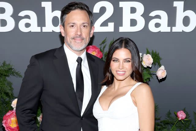 <p>Phillip Faraone/Getty</p> Steve Kazee and Jenna Dewan at the 2022 Baby2Baby Gala on Nov. 12, 2022