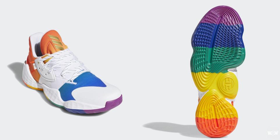 adidas Harden Vol. 4 Pride。